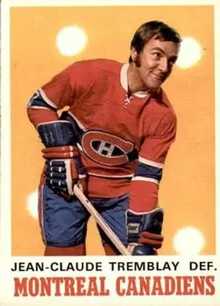1970-71 O-Pee-Chee #178 Jean-Claude Tremblay