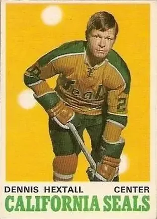 1970-71 O-Pee-Chee #186 Dennis Hextall
