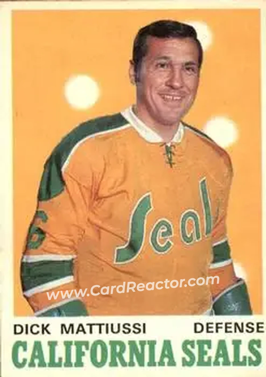 Front of Dick Mattiussi