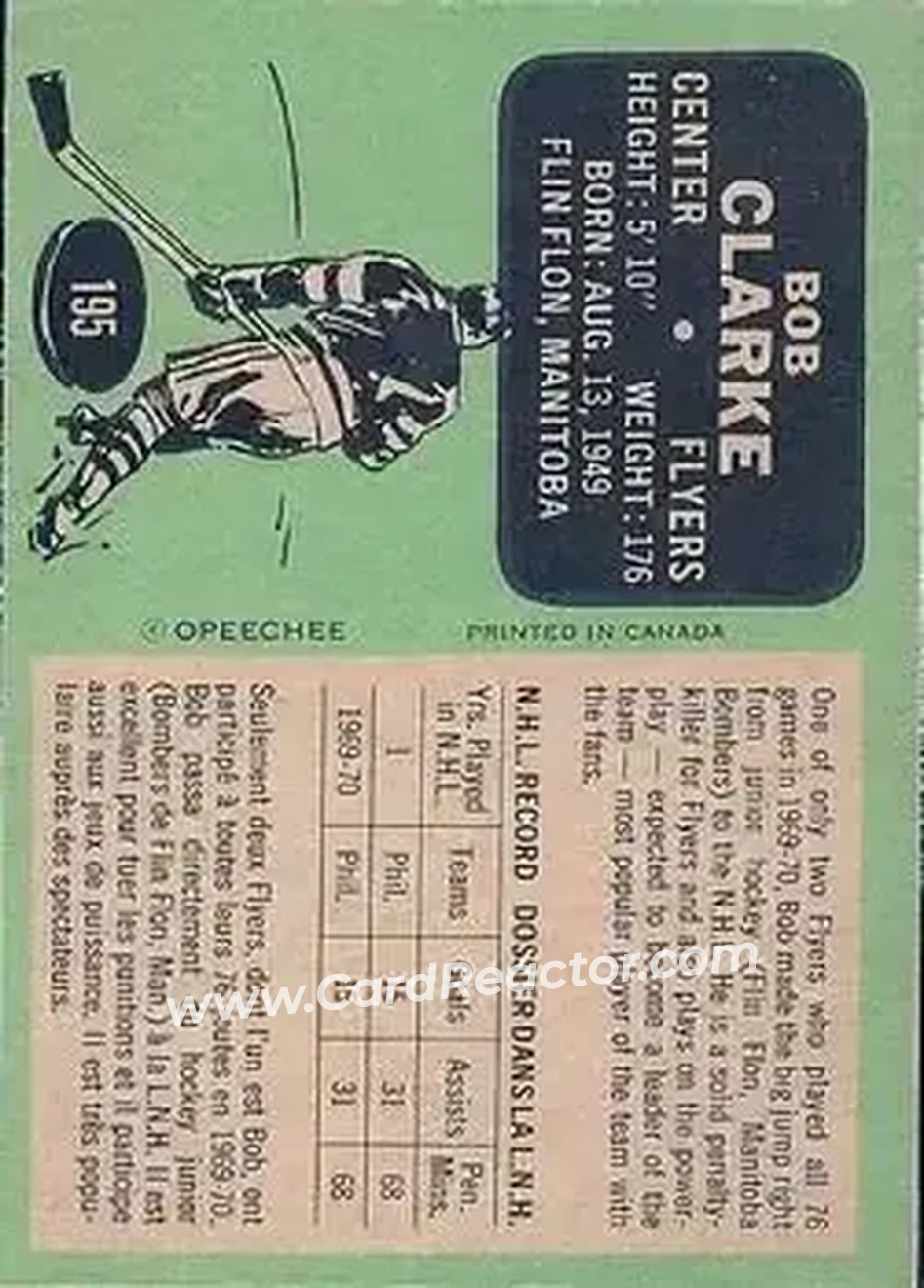 Back of Bob Clarke