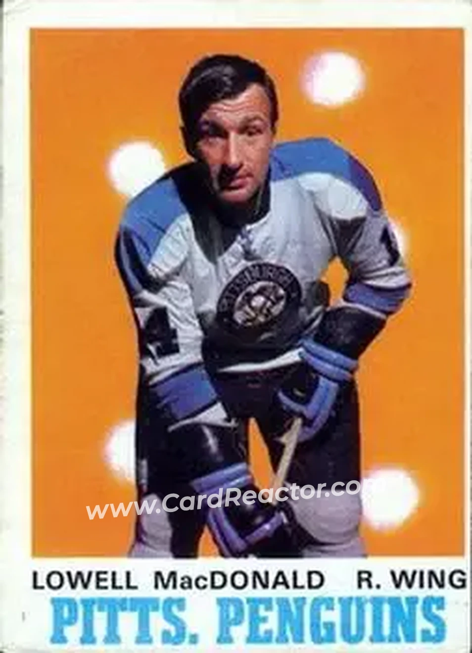 Front of Lowell MacDonald