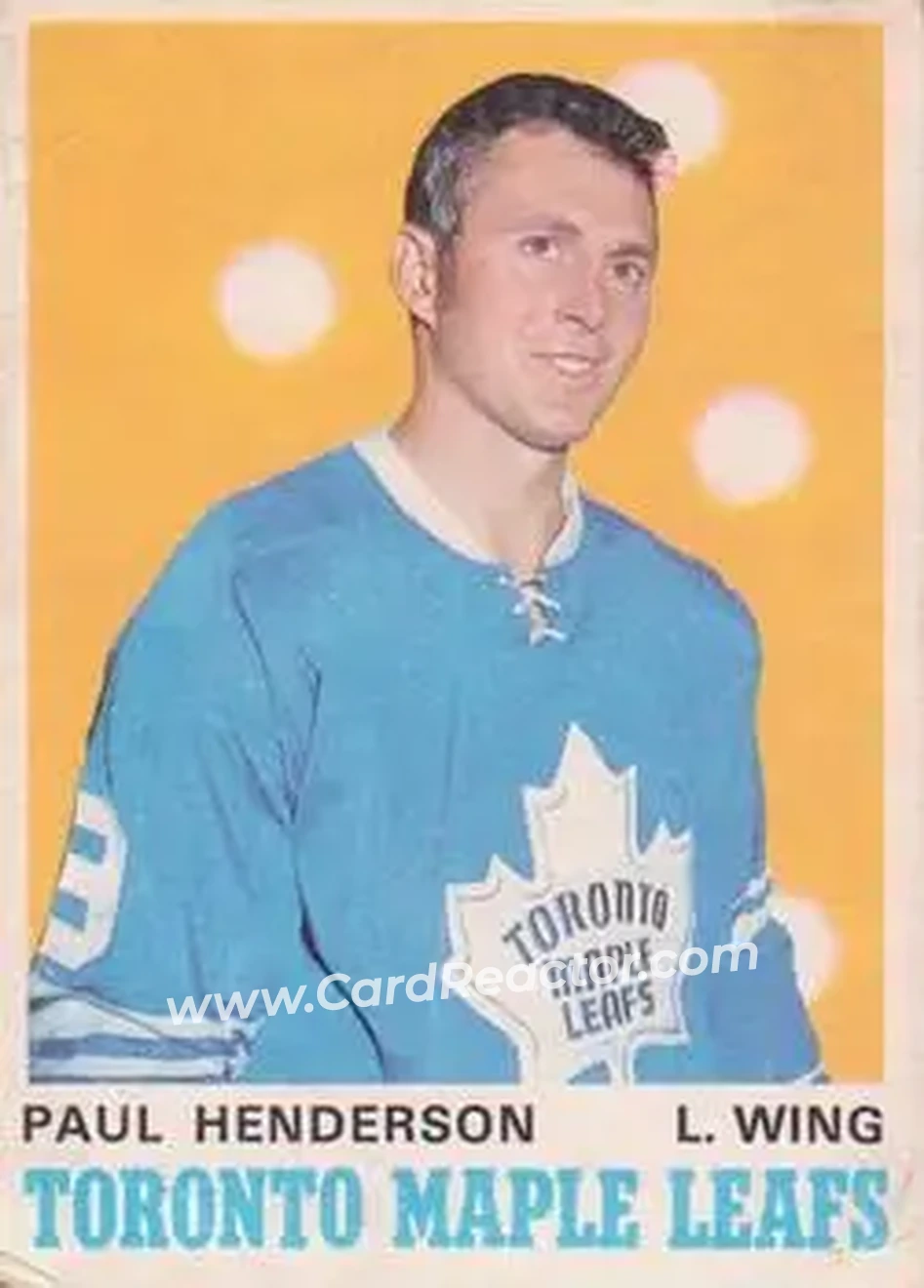 Front of Paul Henderson