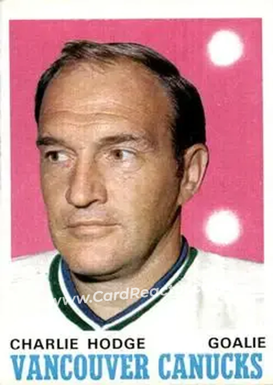 Front of Charlie Hodge