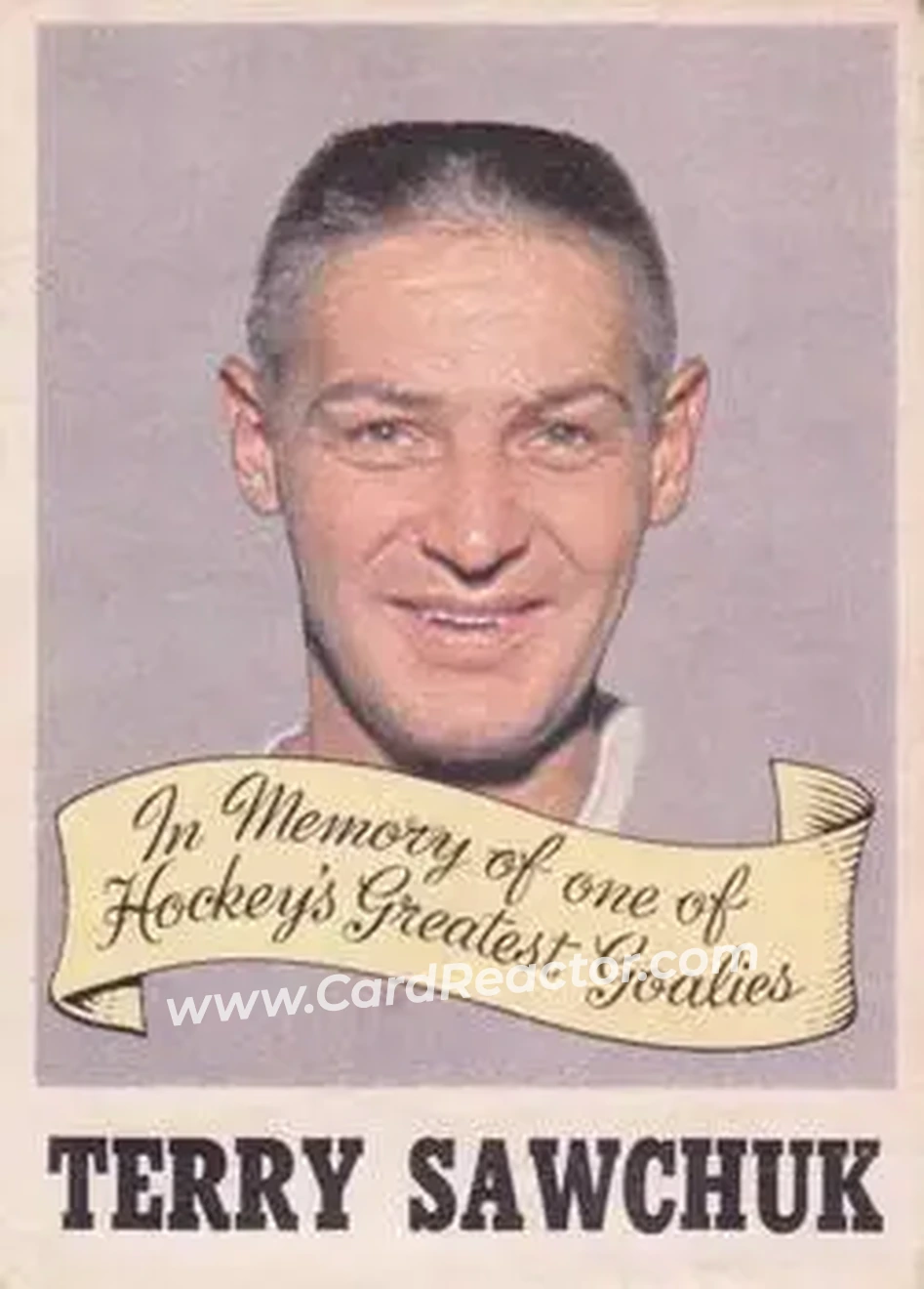 Front of Terry Sawchuk