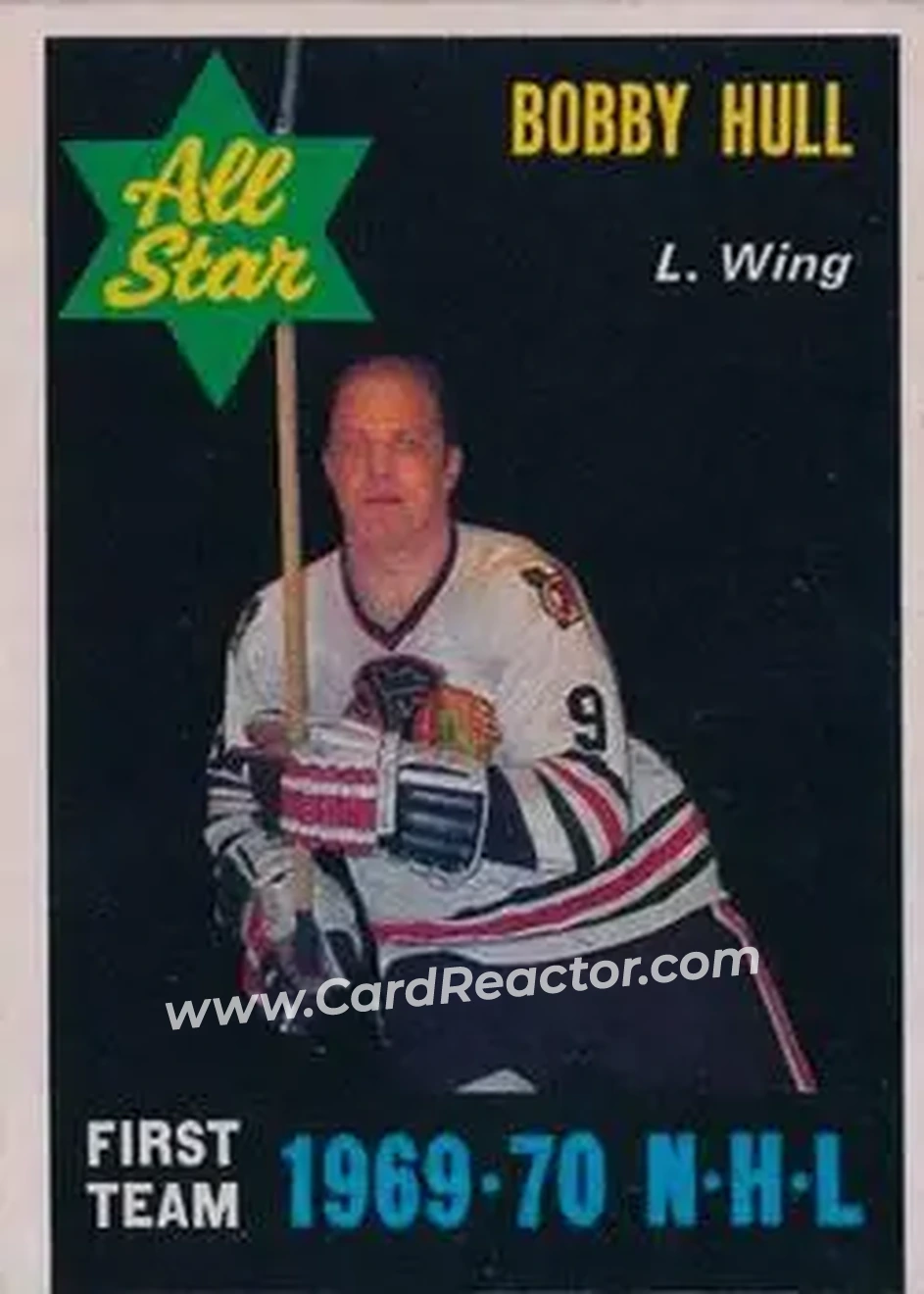 Front of Bobby Hull
