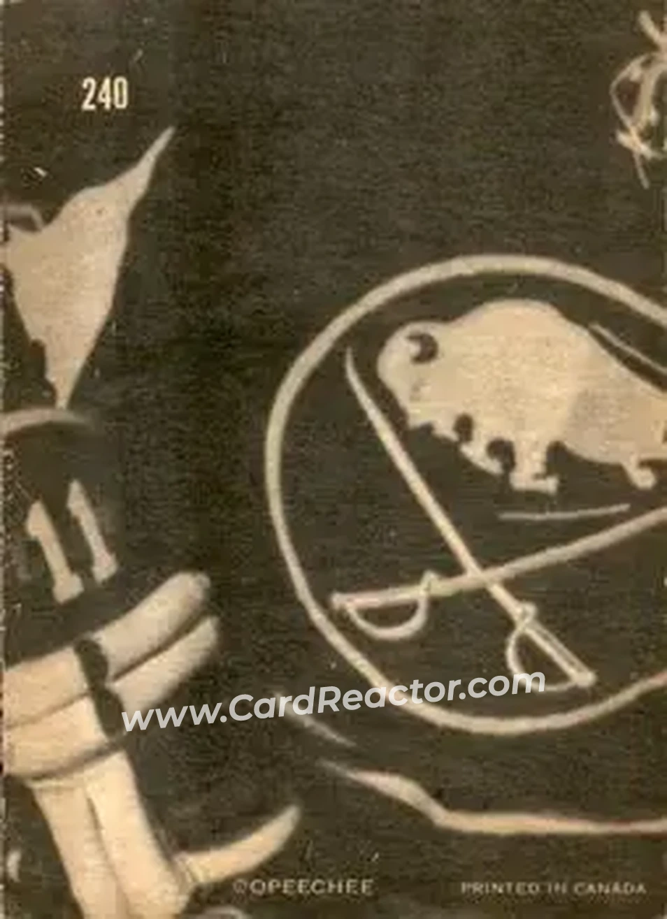 Back of Stan Mikita