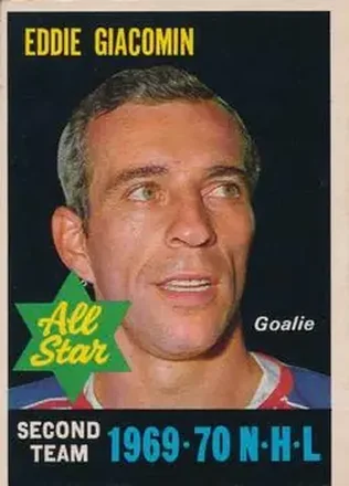 1970-71 O-Pee-Chee #244 Eddie Giacomin