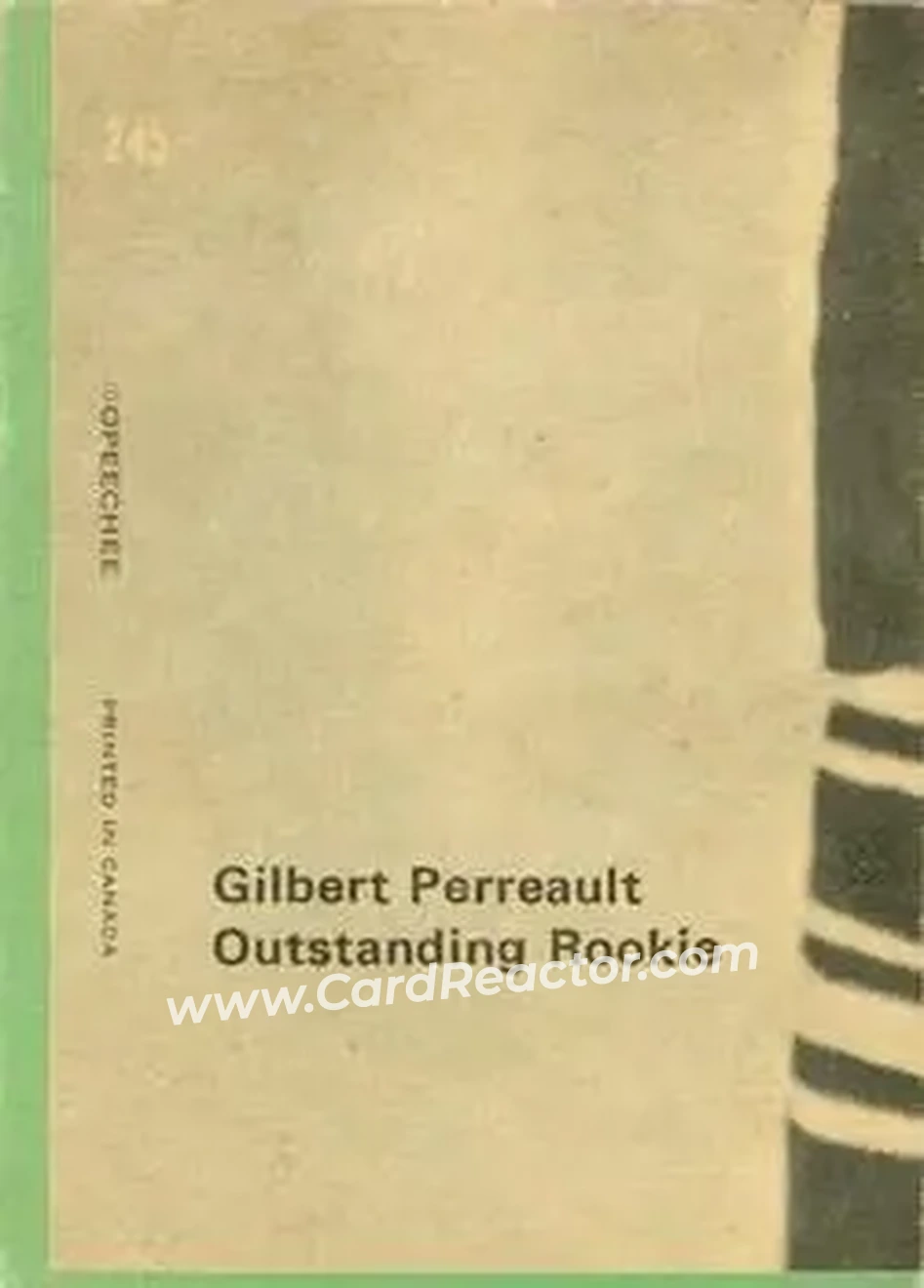 Back of Jacques Laperriere