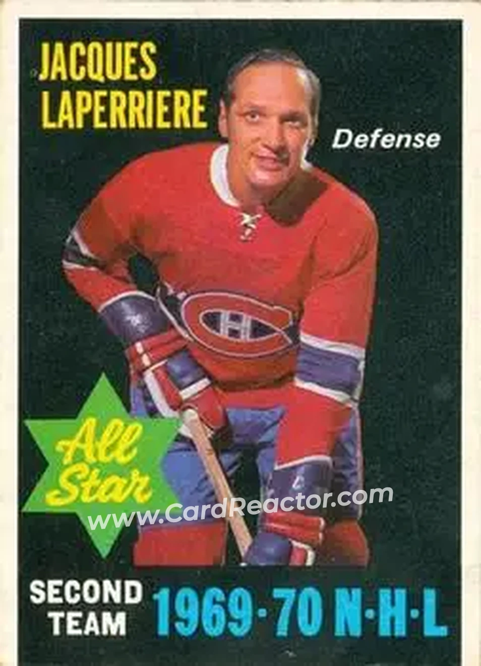 Front of Jacques Laperriere