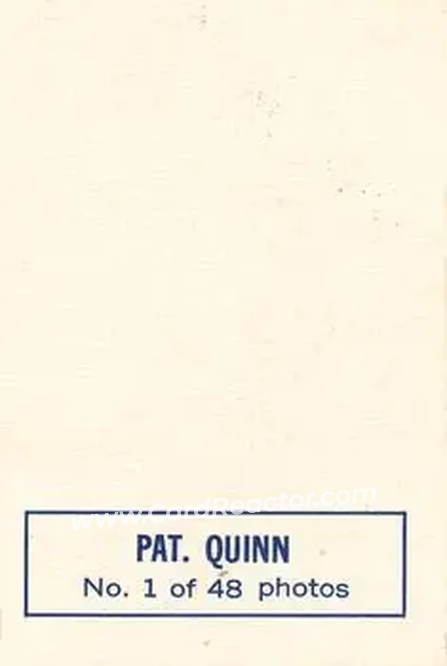 Back of Pat Quinn