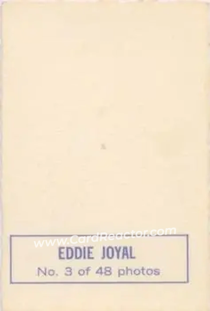 Back of Eddie Joyal