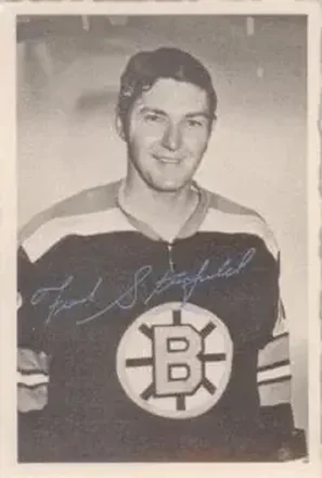 1970-71 O-Pee-Chee #7 Deckle Edge Photos Fred Stanfield