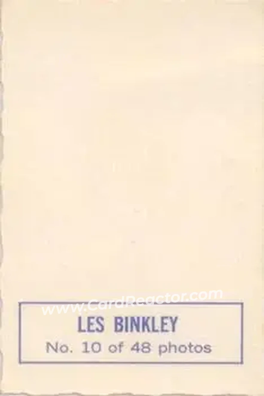 Back of Les Binkley