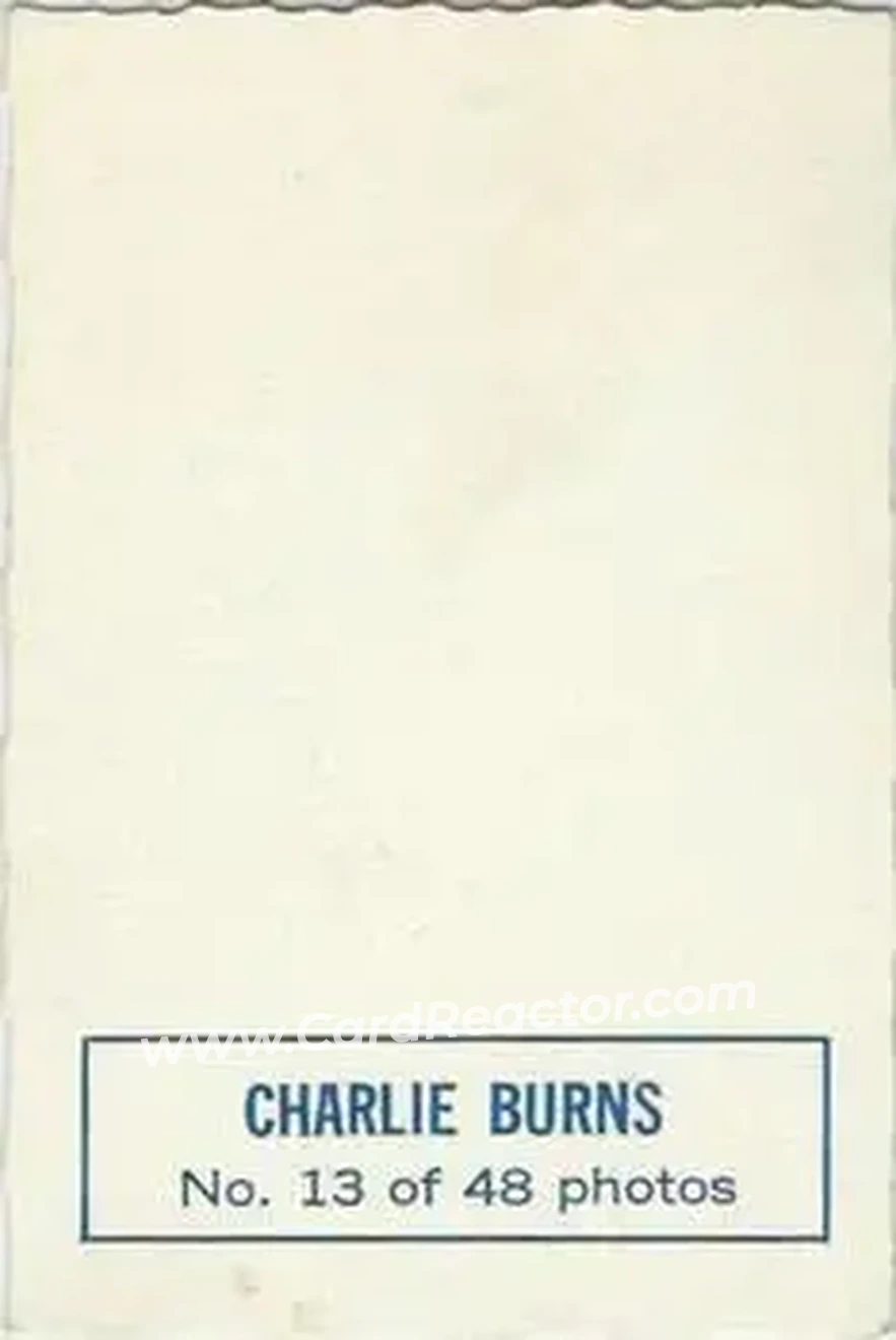 Back of Charlie Burns