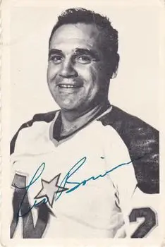 1970-71 O-Pee-Chee - Deckle Edge Photos #15 - Leo Boivin - Minnesota North Stars - Front