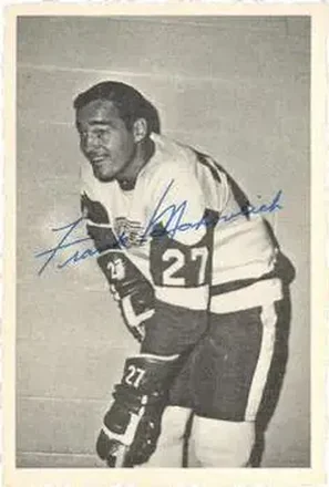 1970-71 O-Pee-Chee #17 Deckle Edge Photos Frank Mahovlich