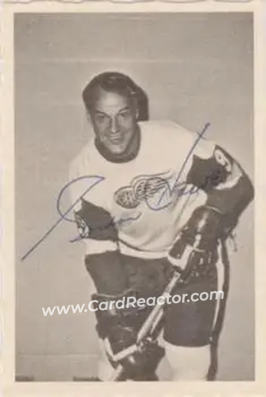 Front of Gordie Howe