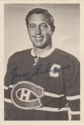 1970-71 O-Pee-Chee #21 Deckle Edge Photos Jean Beliveau