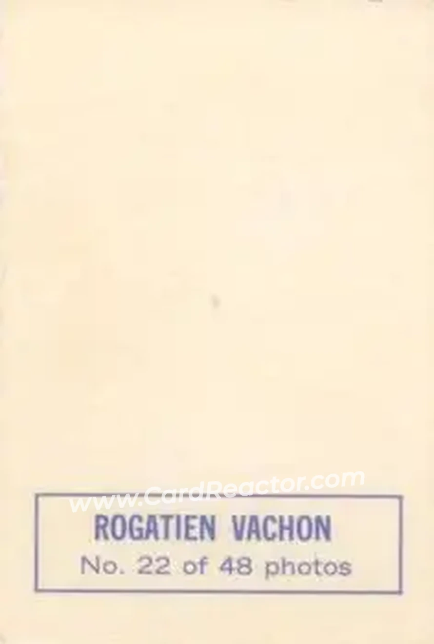 Back of Rogatien Vachon