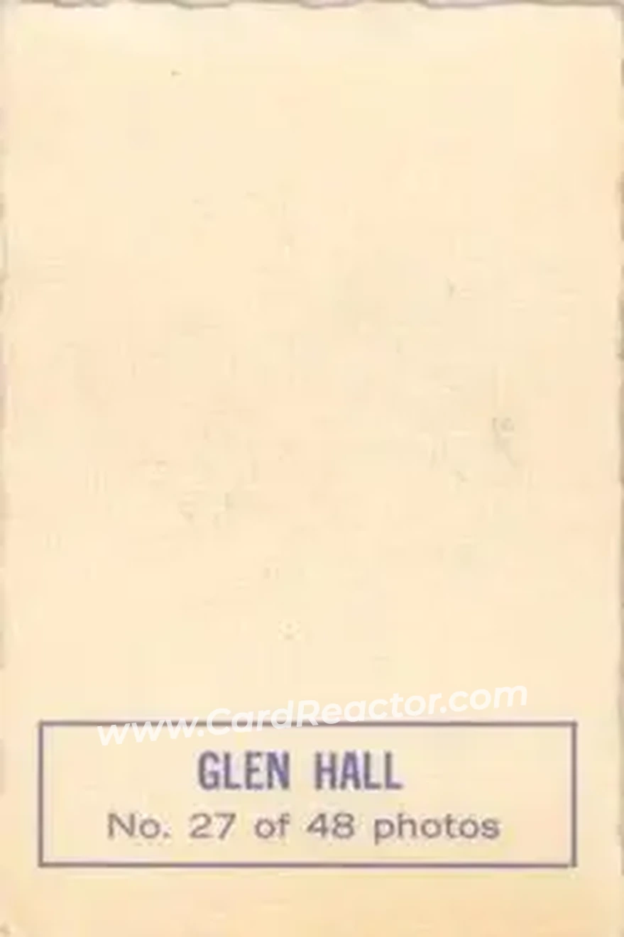 Back of Glenn Hall