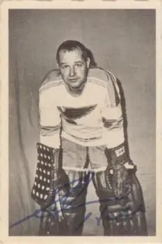 1970-71 O-Pee-Chee - Deckle Edge Photos #27 - Glenn Hall - St. Louis Blues - Front