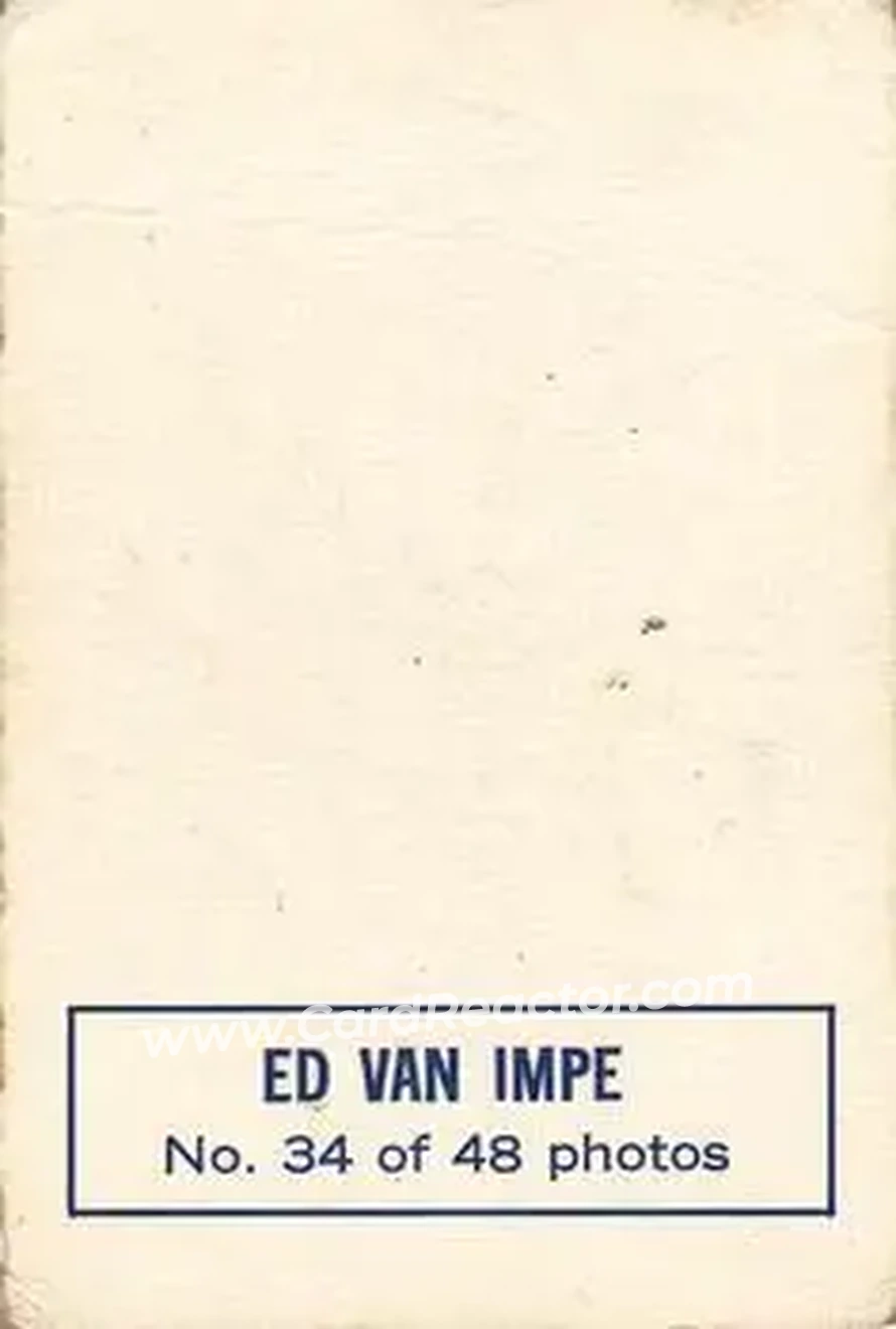 Back of Ed Van Impe