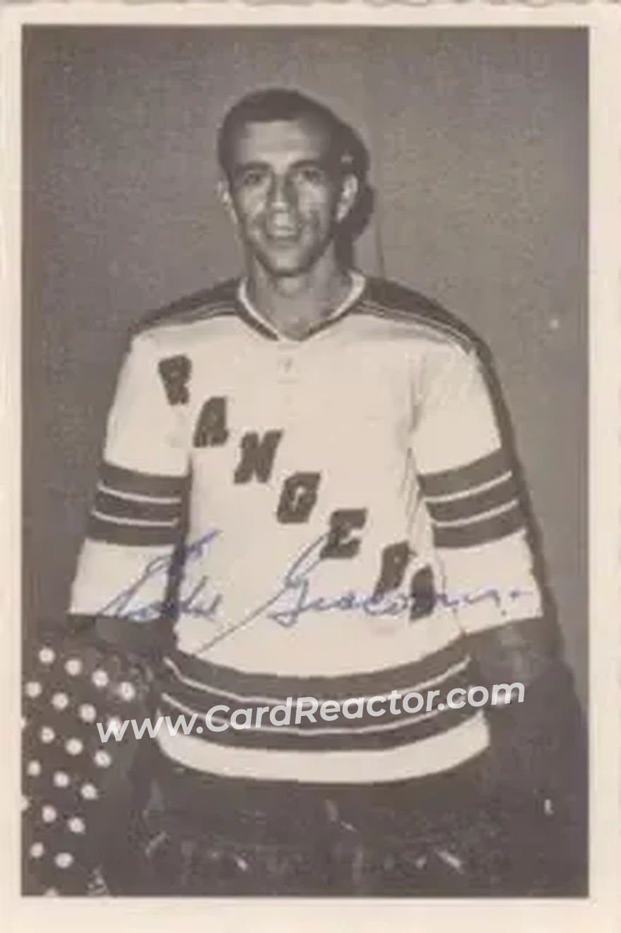 Front of Eddie Giacomin