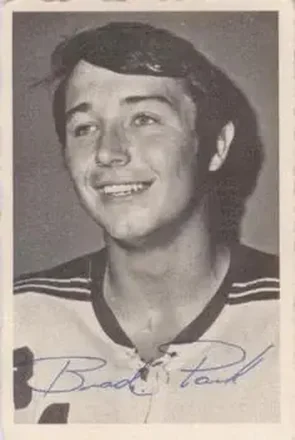 1970-71 O-Pee-Chee #43 Deckle Edge Photos Brad Park