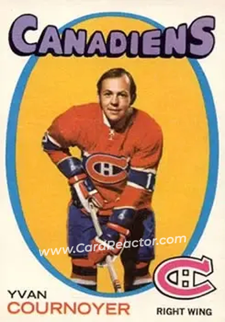 Front of Yvan Cournoyer