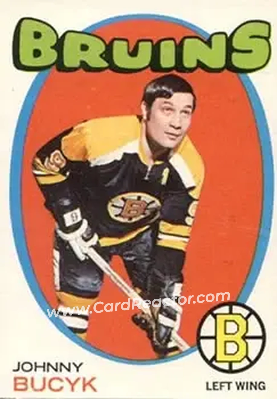 1971-72 O-Pee-Chee #35 Johnny Bucyk