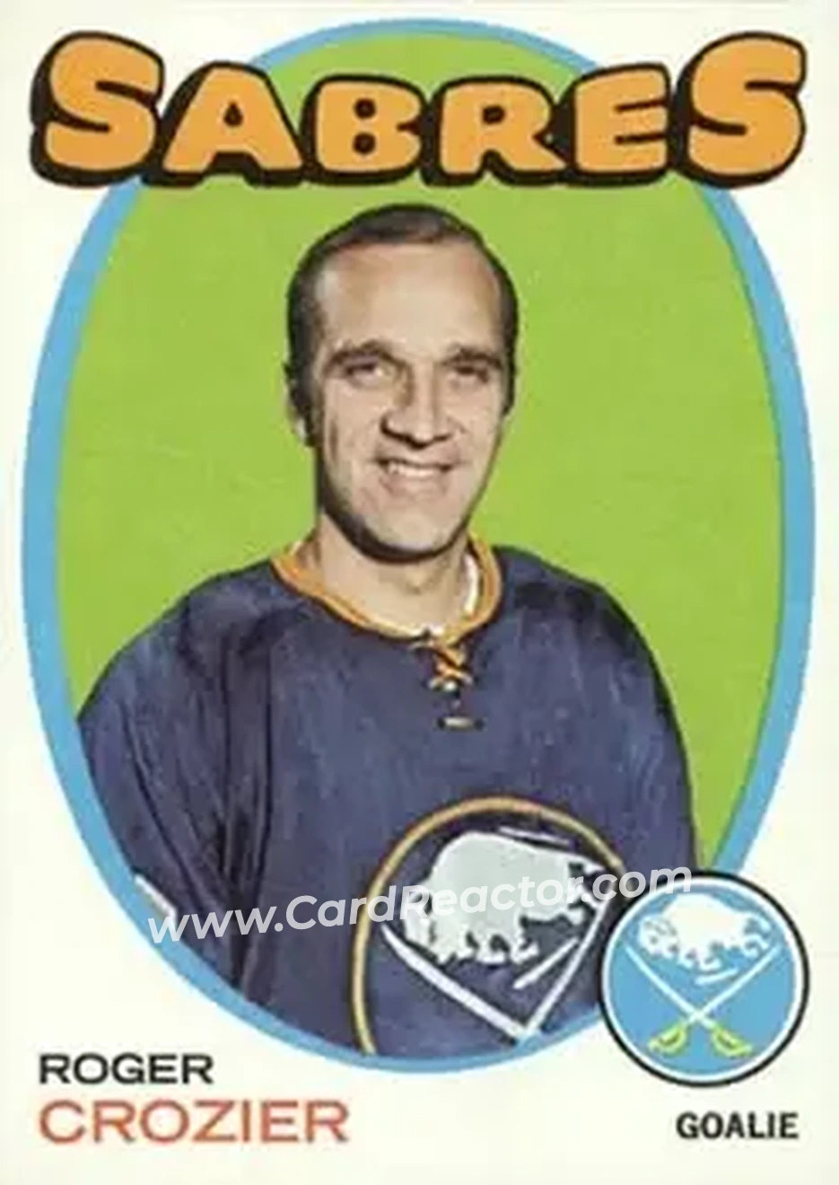 1971-72 O-Pee-Chee #36 Roger Crozier