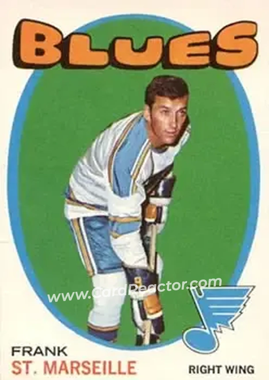 1971-72 O-Pee-Chee #38 Frank St. Marseille