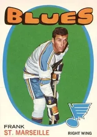 1971-72 O-Pee-Chee #38 Frank St. Marseille