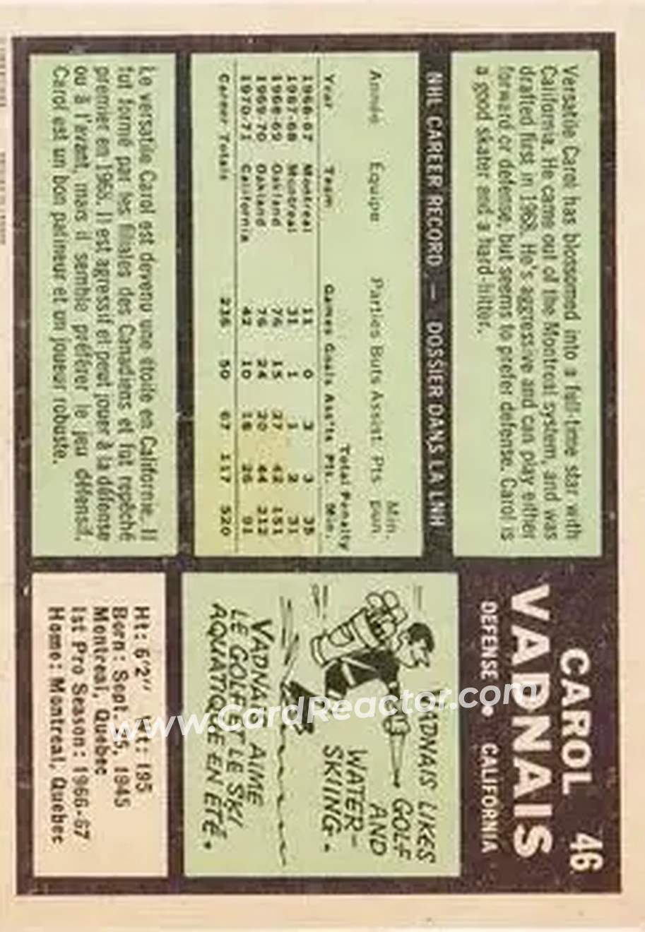 Back of Carol Vadnais