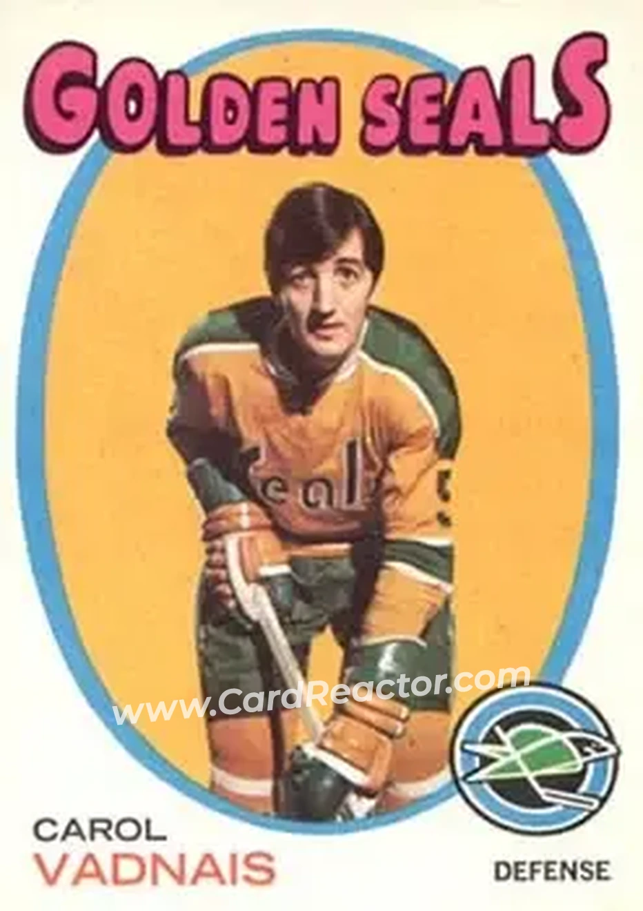 1971-72 O-Pee-Chee #46 Carol Vadnais