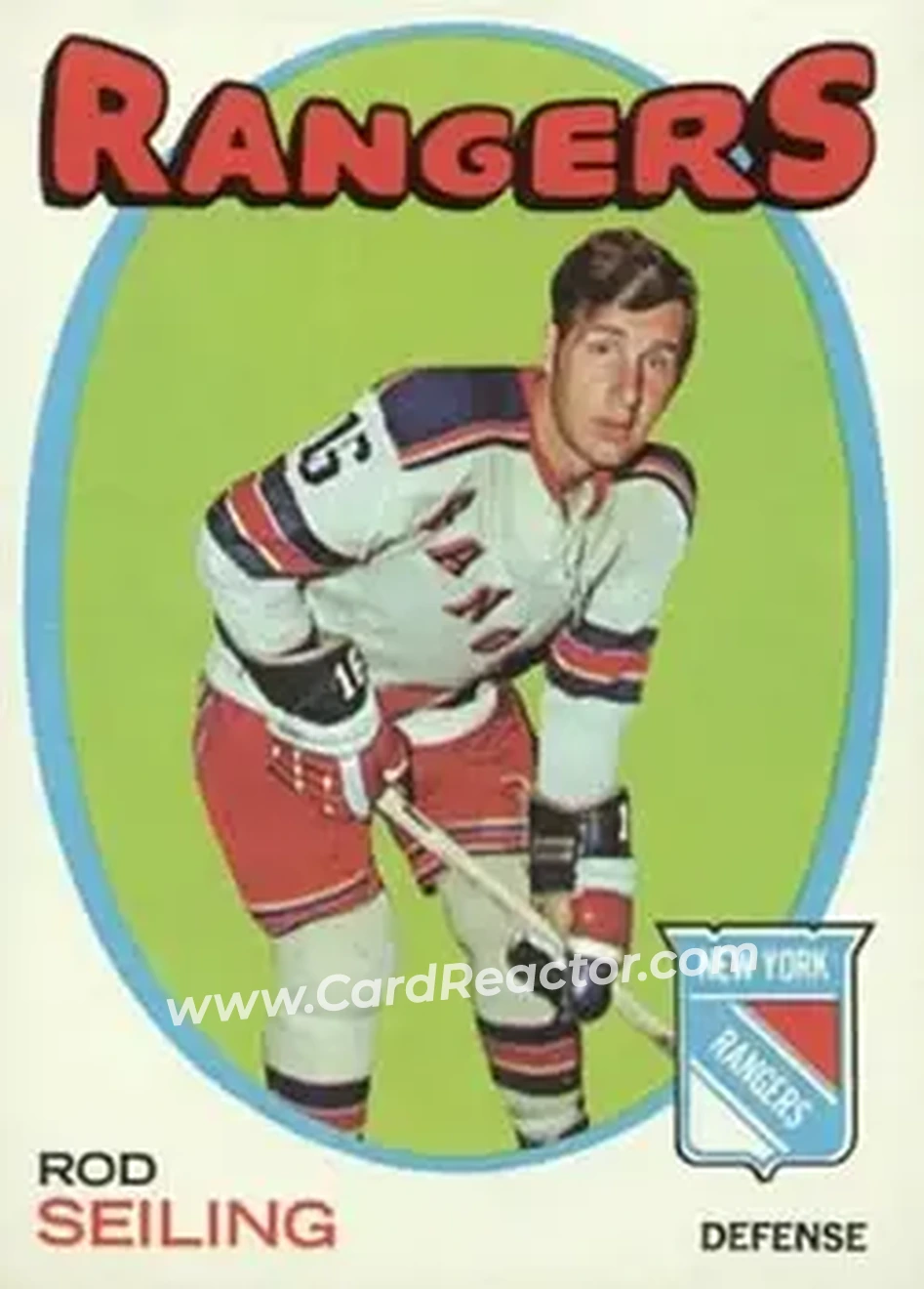 1971-72 O-Pee-Chee #53 Rod Seiling