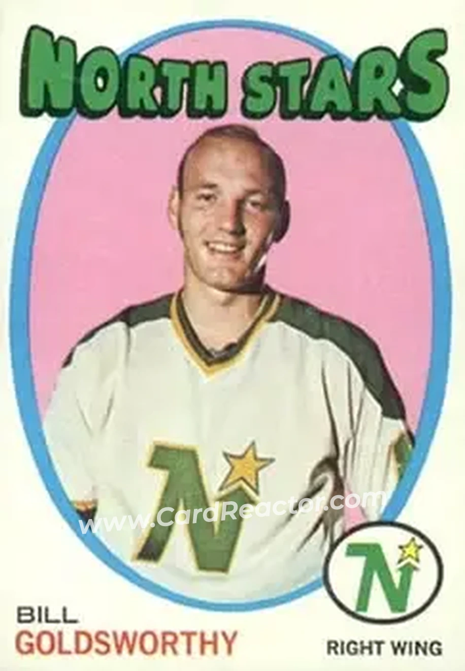 1971-72 O-Pee-Chee #55 Bill Goldsworthy