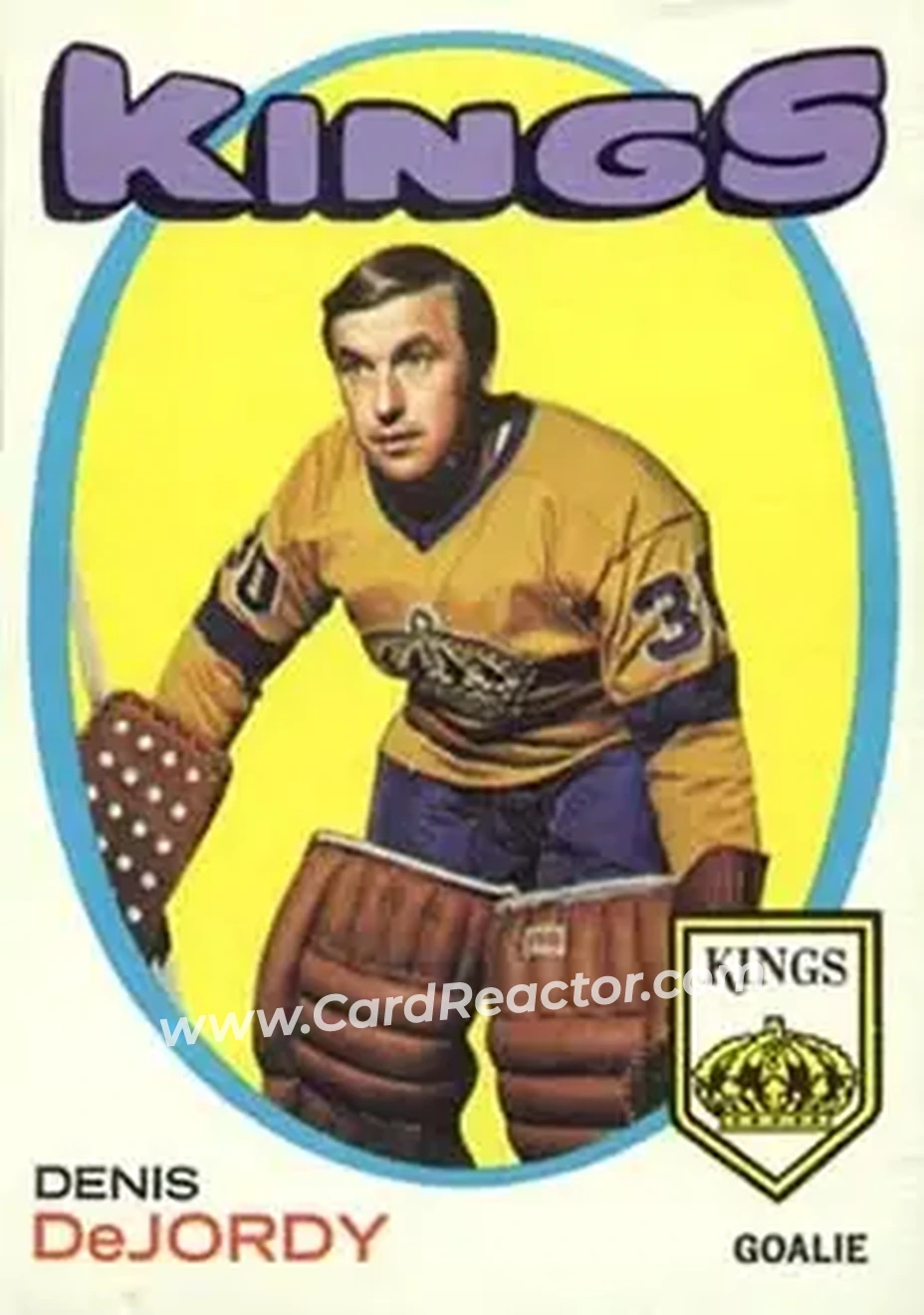 1971-72 O-Pee-Chee #63 Denis DeJordy