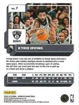 Back of Kyrie Irving