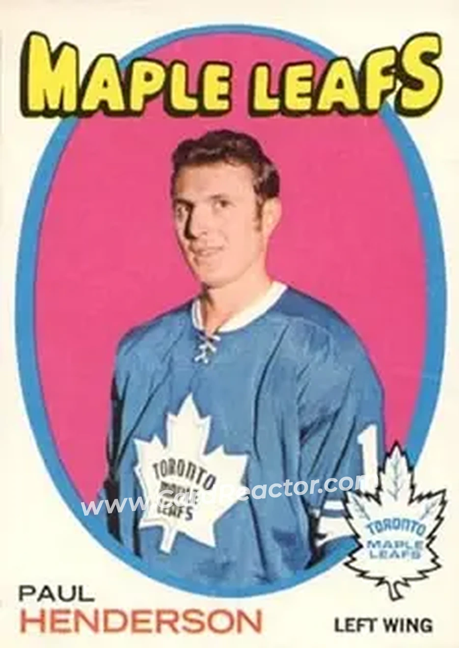 1971-72 O-Pee-Chee #67 Paul Henderson