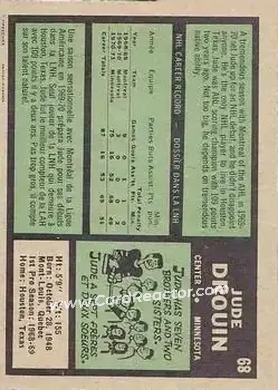 Back of Jude Drouin
