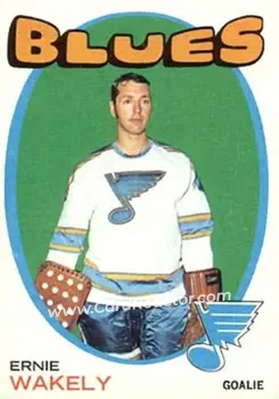 1971-72 O-Pee-Chee #81 Ernie Wakely