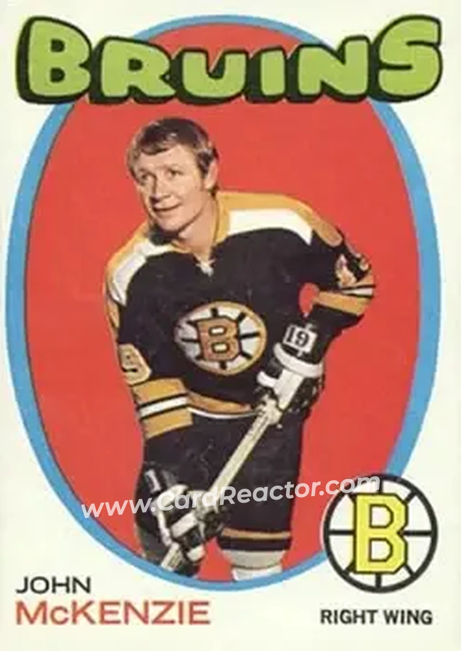 1971-72 O-Pee-Chee #82 Johnny McKenzie