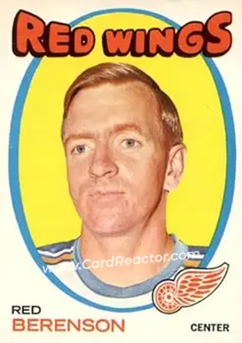 1971-72 O-Pee-Chee #91 Red Berenson