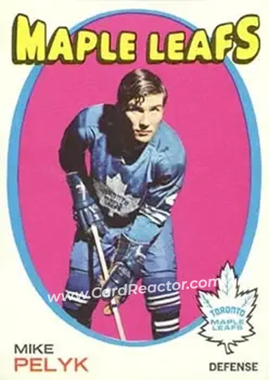 1971-72 O-Pee-Chee #92 Mike Pelyk