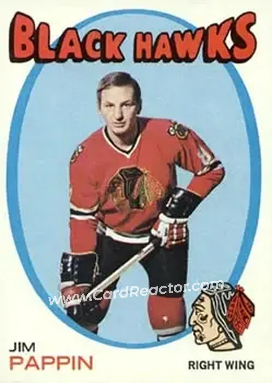 1971-72 O-Pee-Chee #98 Jim Pappin