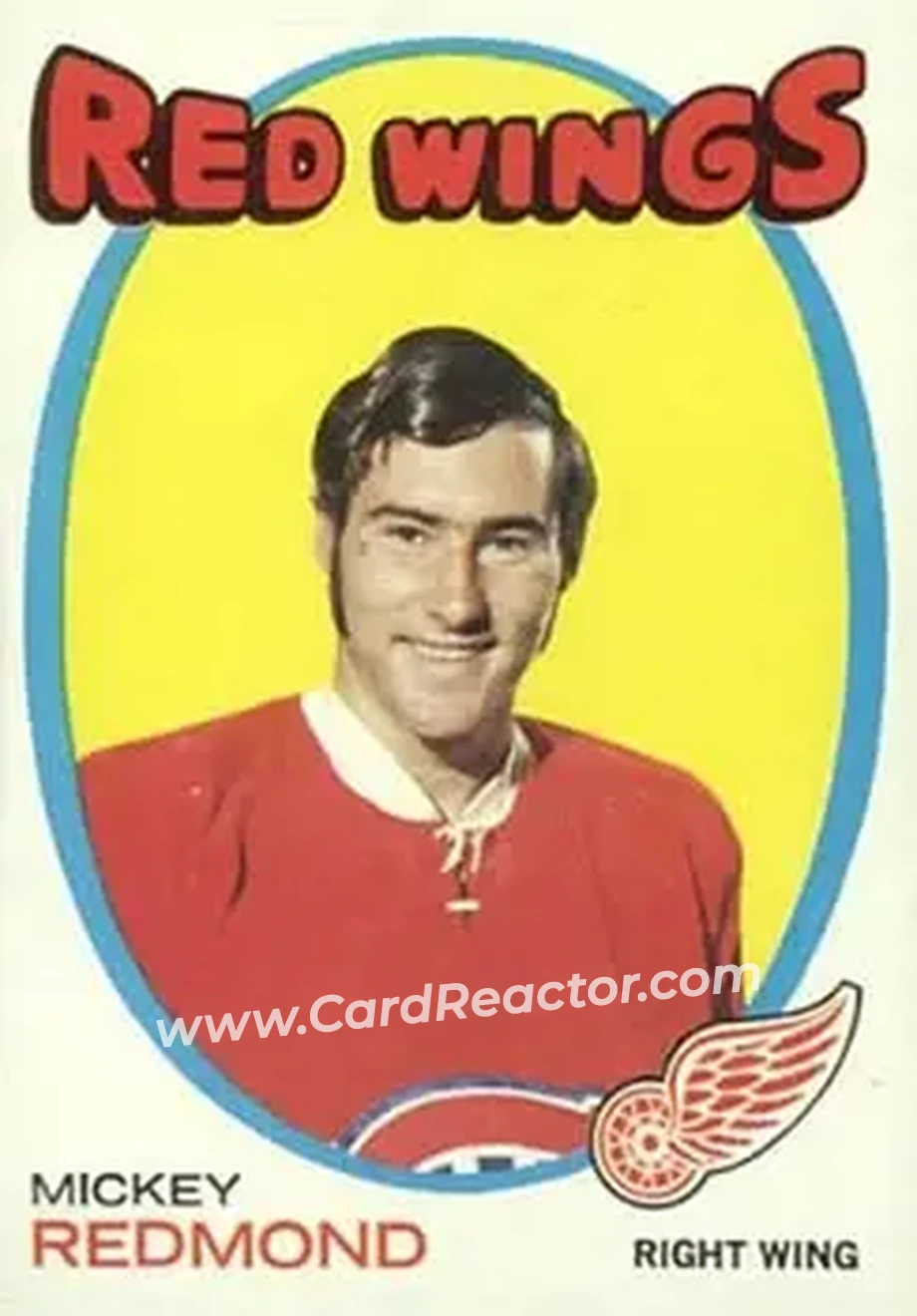 1971-72 O-Pee-Chee #102 Mickey Redmond