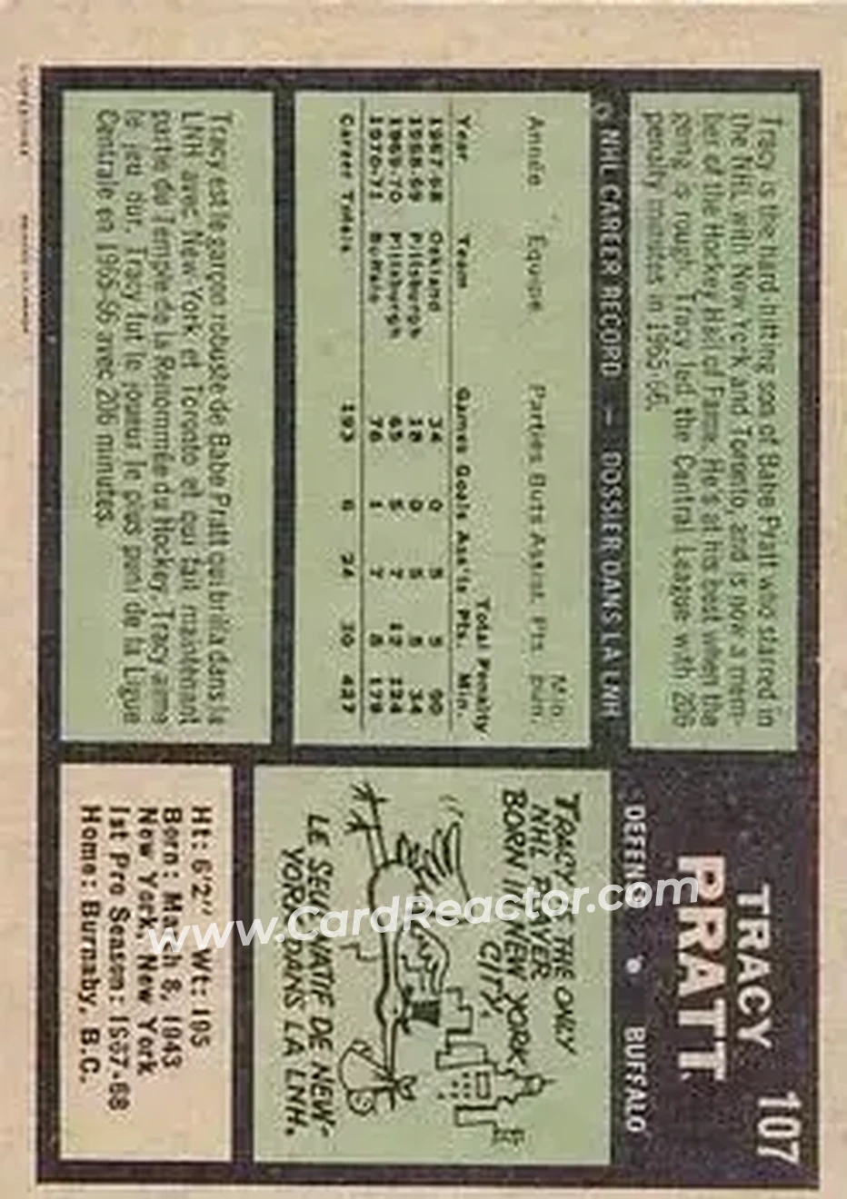 Back of Tracy Pratt