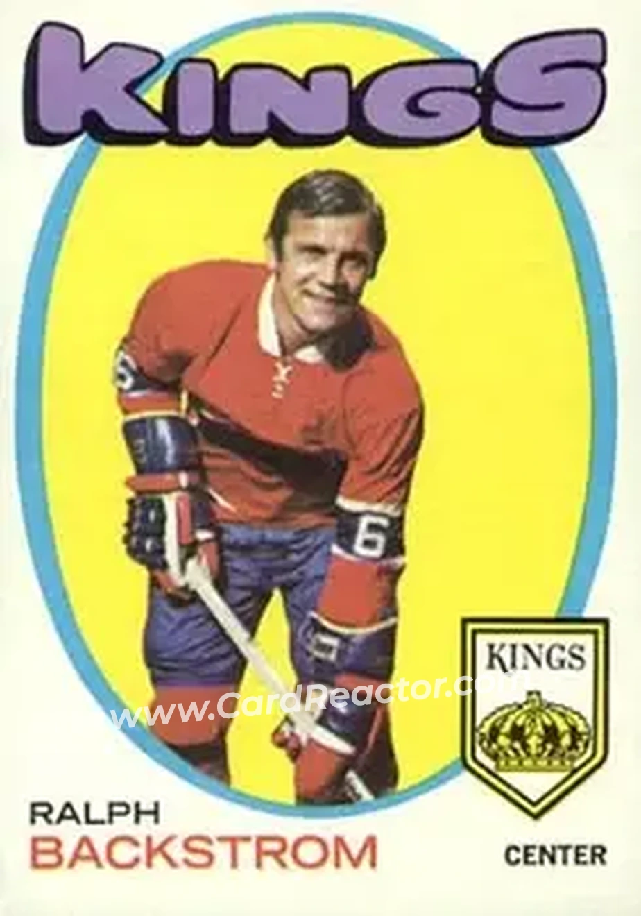 1971-72 O-Pee-Chee #108 Ralph Backstrom