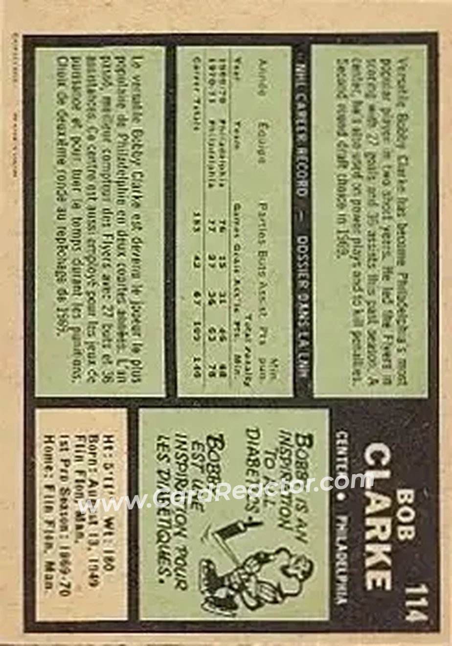 Back of Bob Clarke
